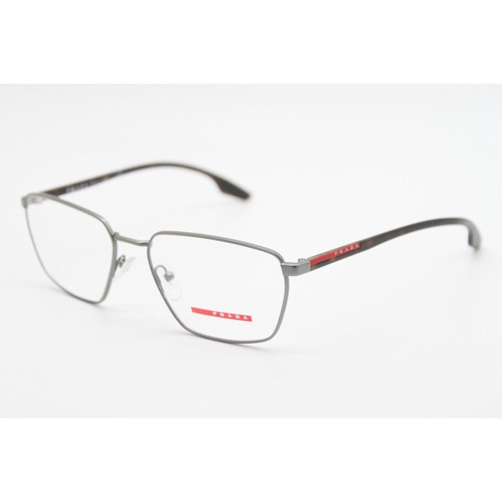 NEW PRADA SPORT VPS 52M 7CQ-1O1 SILVER HAVANA BLACK AUTHENTIC EYEGLASSES 56-17